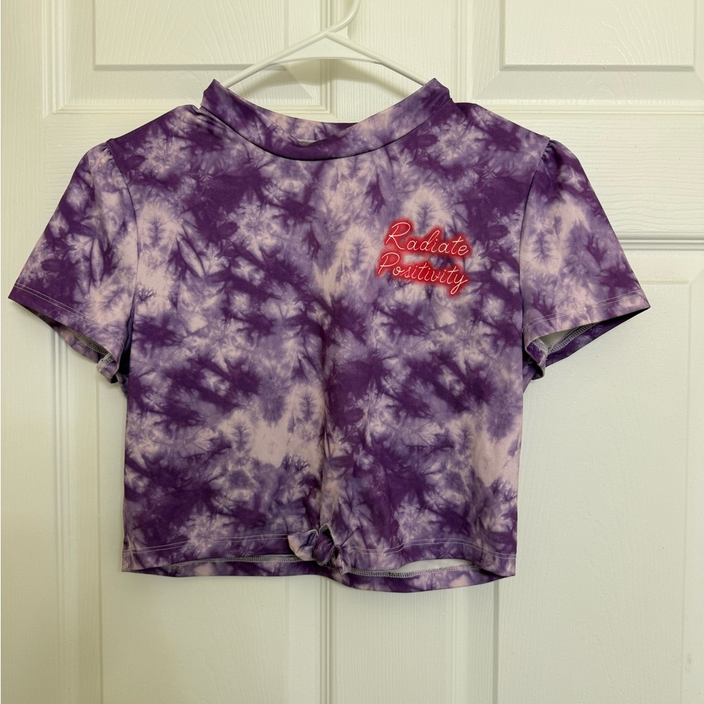 More Than Magic Purple Tie-Dye Kids Swim Coverup